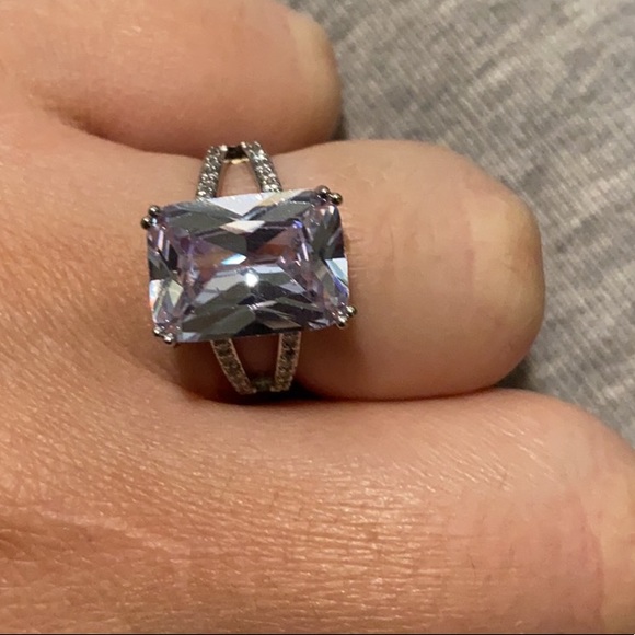 New 925 Sterling silver Clear Stone Ring - Picture 5 of 7